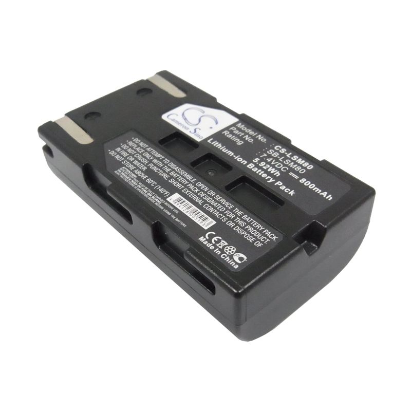 Li-ion Battery fits Samsung, Sc-d173(u), Sc-d263, Sc-d351 7.4V, 800mAh Camera Cameron Sino Technology Limited