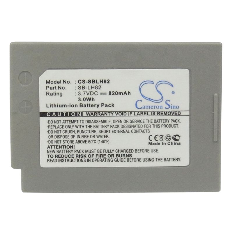 Li-ion Battery fits Samsung, Sdc-ms21b, Sdc-ms21s, Vp-ms10 3.7V, 820mAh Home Electronics Cameron Sino Technology Limited