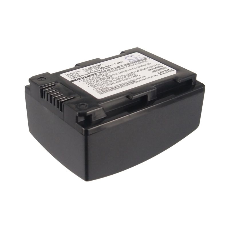 Li-ion Battery fits Samsung, Hmx-f50bn, Hmx-h300, Hmx-h300bn 3.7V, 1800mAh Home Electronics Cameron Sino Technology Limited (Suspended)