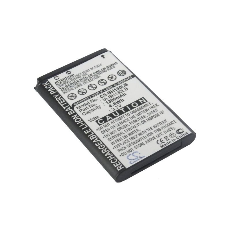 Li-ion Battery fits Samsung, Hmx-u20, Hmx-w200, Hmx-w350 3.7V, 1300mAh Camera Cameron Sino Technology Limited