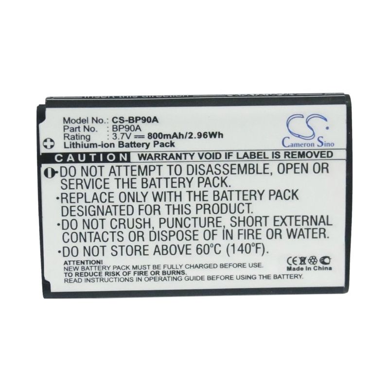 Li-ion Battery fits Samsung, Hmx-e10, Hmx-e100p, Hmx-e10bp 3.7V, 800mAh Camera Cameron Sino Technology Limited