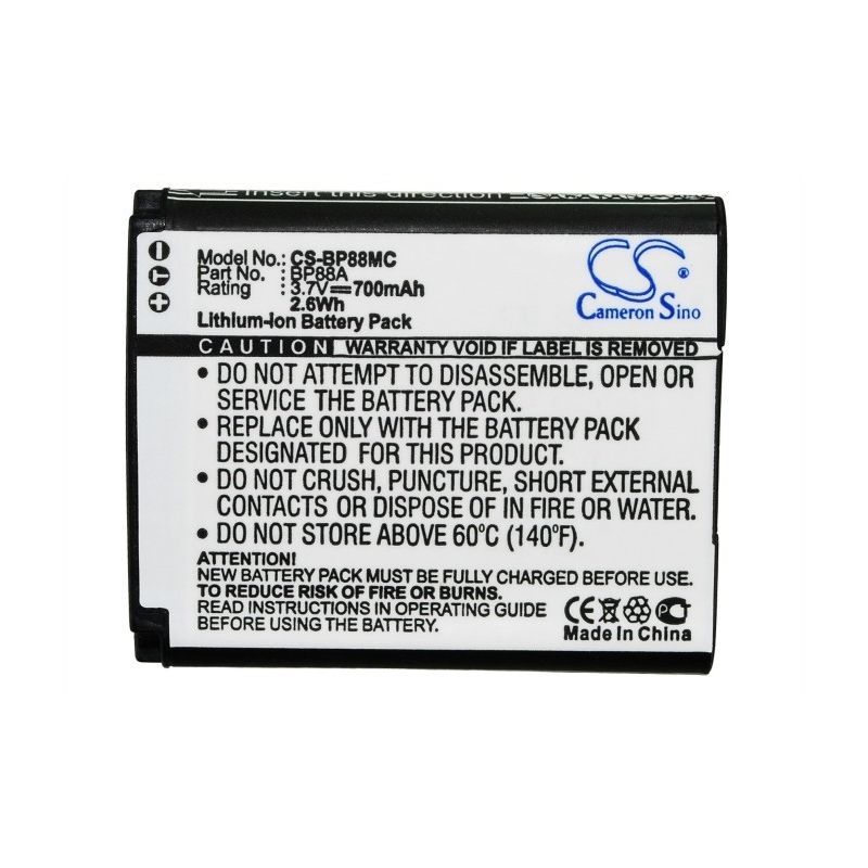 Li-ion Battery fits Samsung, Dv200, Dv300, Dv300f 3.7V, 700mAh Home Electronics Cameron Sino Technology Limited (Suspended)