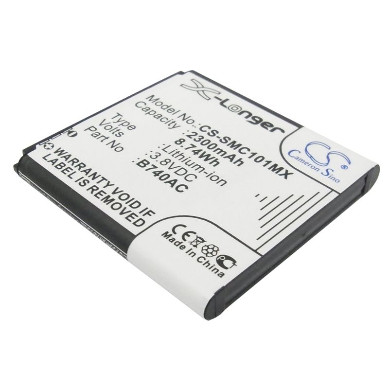Li-ion Battery fits Samsung, Galaxy K, Galaxy S4 Zoom Lte, Galaxy S4 Zoon 3.8V, 2300mAh Camera Cameron Sino Technology Limited