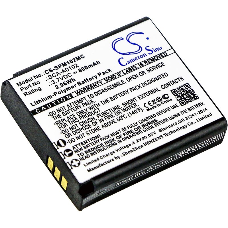 Li-polymer Battery Fits Sena, Prism Bluetooth Action Camera, Sena Prism, 3.7v, 800mah Home Electronics Cameron Sino Technology Limited (Suspended)