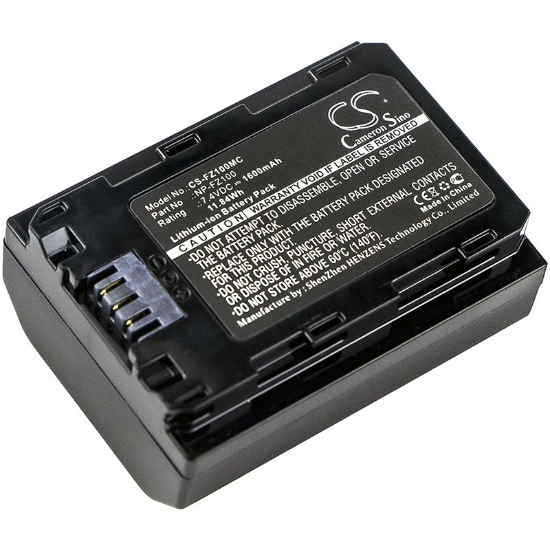 Li-ion Battery Fits Sony, A7 Mark 3, A7r Mark 3, Alpha A7 Iii 7.4v, 1600mah Camera Cameron Sino Technology Limited