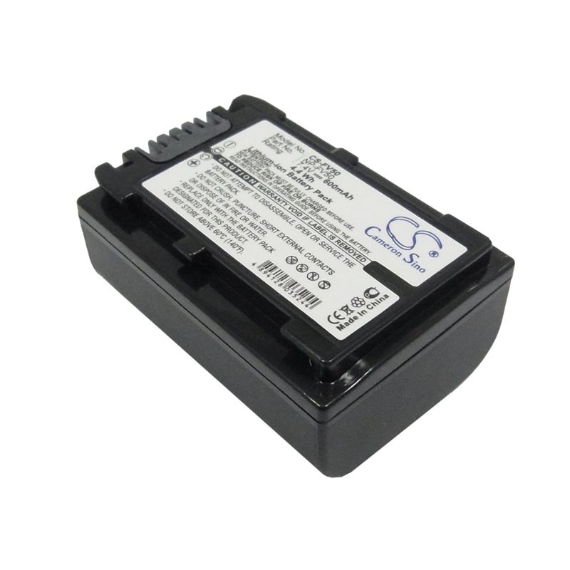 Li-ion Battery Fits Sony, Dcr-dvd403, Dcr-dvd505, Dcr-hc23e 7.4v, 600mah Camera Cameron Sino Technology Limited