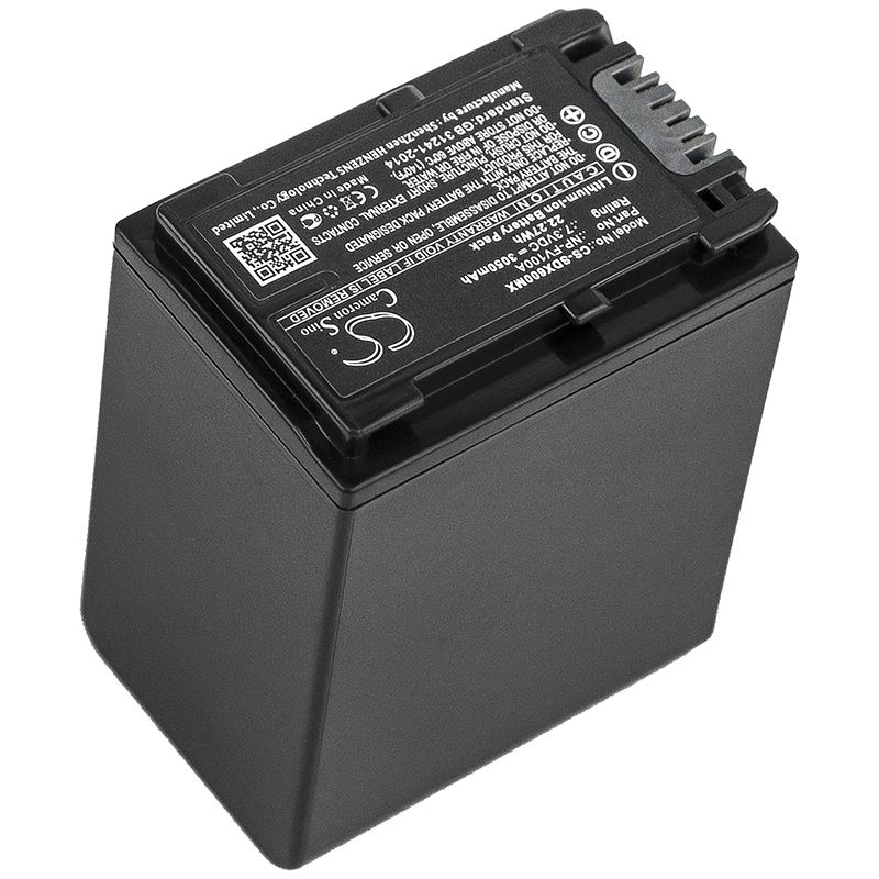 Li-ion Battery Fits Sony, Fdr-ax33, Fdr-ax40, Fdr-ax45 7.3v, 3050mah Camera Cameron Sino Technology Limited
