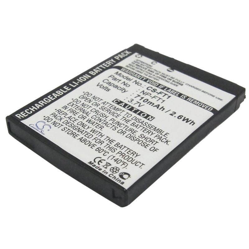 Li-ion Battery fits Sony, Cyber-shot Dsc-l1, Cyber-shot Dsc-l1/b, Cyber-shot Dsc-l1/l 3.7V, 710mAh Camera Cameron Sino Technology Limited