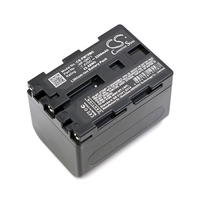 Li-ion Battery fits Sony, Ccd-trv108, Ccd-trv118, Ccd-trv128 7.4V, 3200mAh Camera Cameron Sino Technology Limited