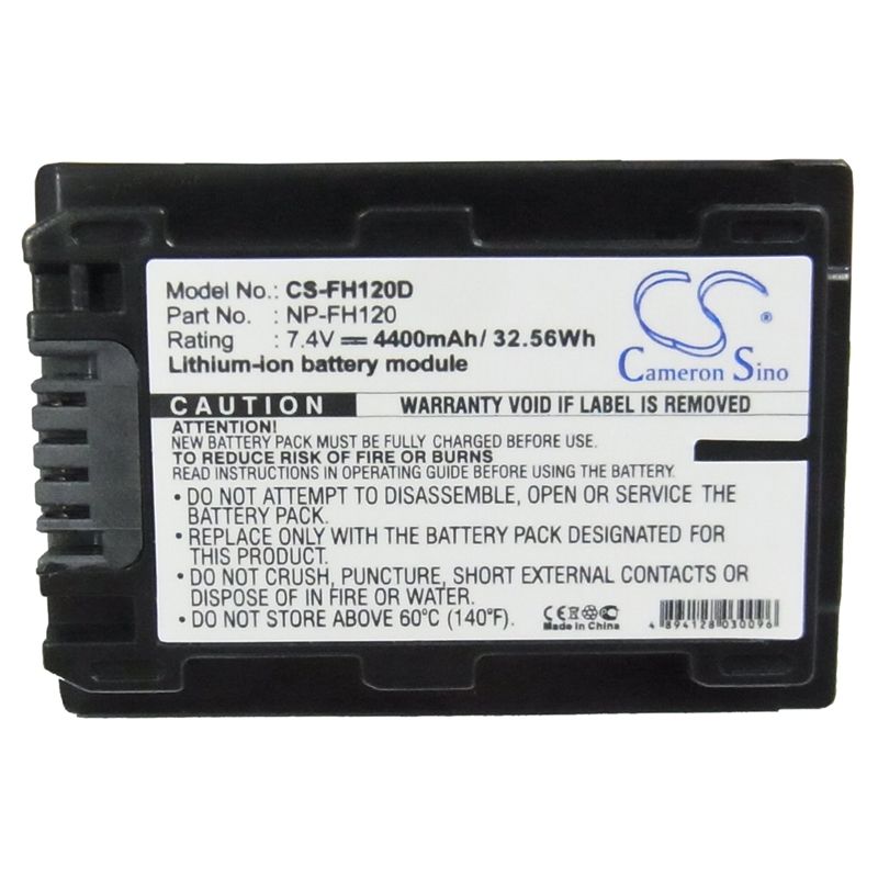 Li-ion Battery Fits Sony, Cr-hc51e, Dcr-30, Dcr-dvd103 7.4v, 4400mah Camera Cameron Sino Technology Limited