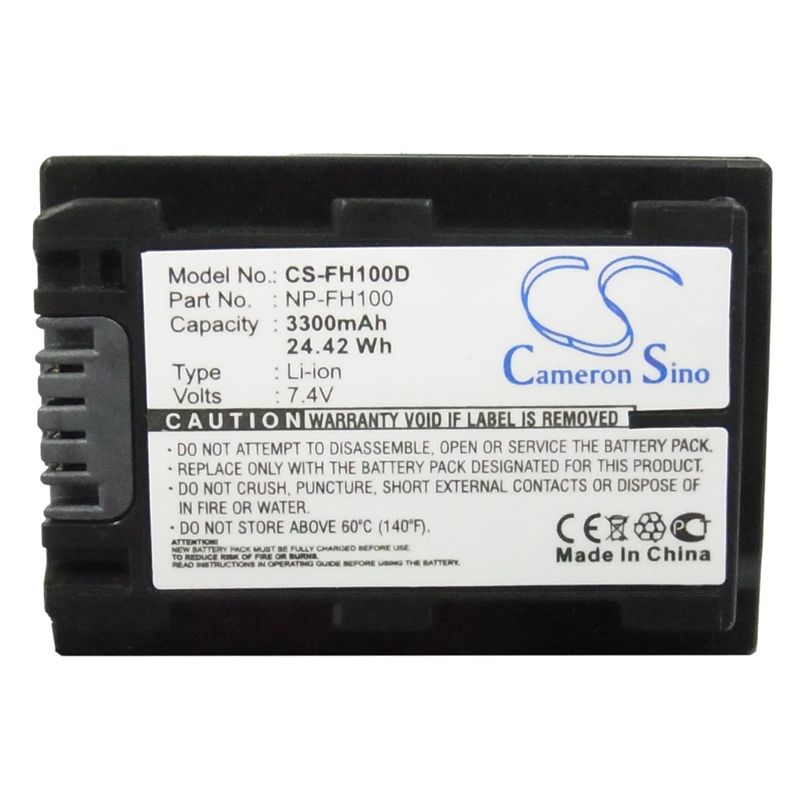 Li-ion Battery fits Sony, Cr-hc51e, Dcr-30, Dcr-dvd103 7.4V, 3300mAh Camera Cameron Sino Technology Limited