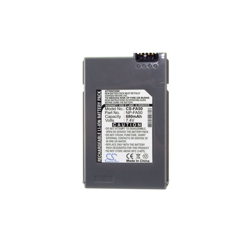 Li-ion Battery fits Sony, Dcr-dvd7, Dcr-dvd7e, Dcr-hc90 7.4V, 680mAh Home Electronics Cameron Sino Technology Limited (Suspended)