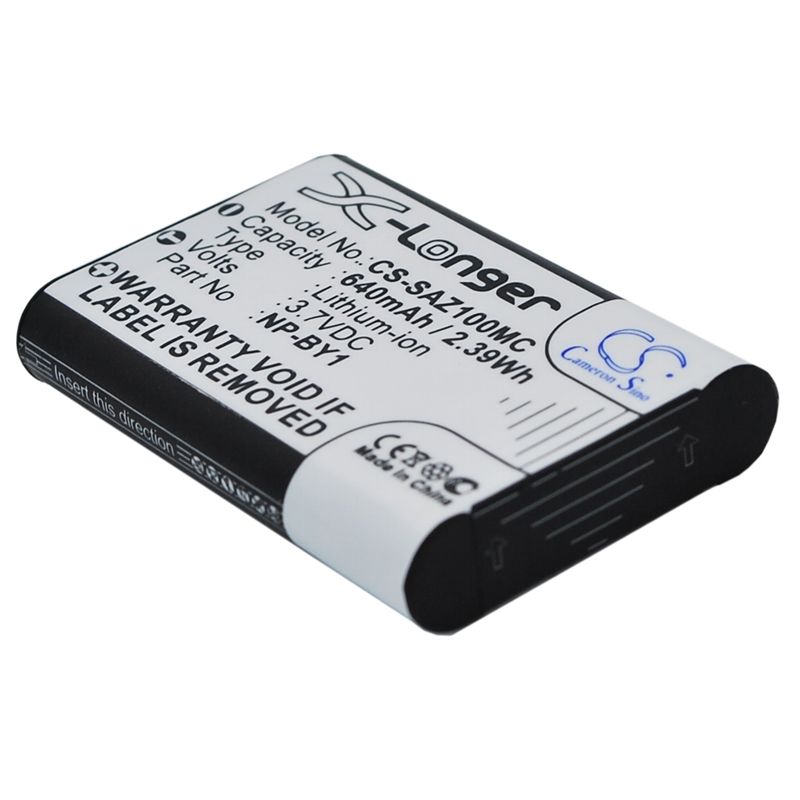 Li-ion Battery Fits Sony, Action Cam Mini Az1, Hdr-az1, Hdr-az1/w 3.7v, 640mah Camera Cameron Sino Technology Limited