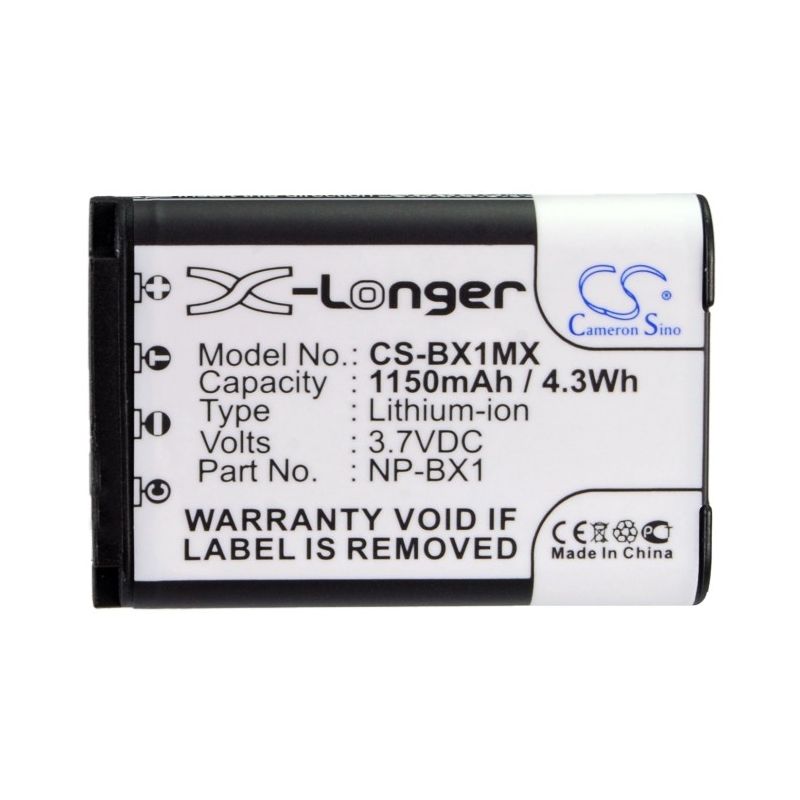 Li-ion Battery Fits Sony, Cyber-shot Dsc-hx300, Cyber-shot Dsc-hx50, Cyber-shot Dsc-hx50v 3.7v, 1150mah Camera Cameron Sino Technology Limited
