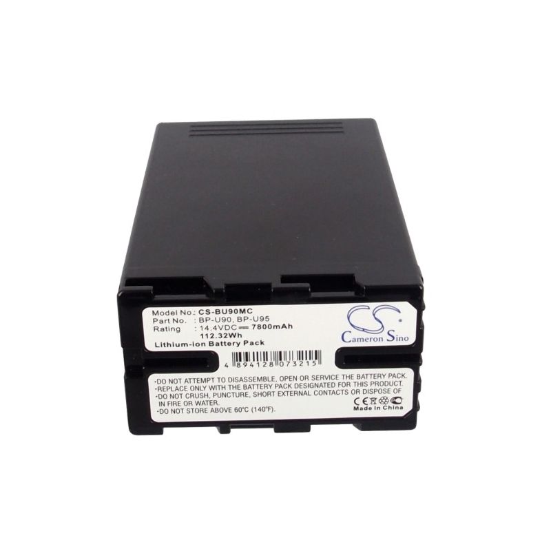Li-ion Battery fits Sony, Hd422, Pmw-100, Pmw-150 14.4V, 7800mAh Camera Cameron Sino Technology Limited