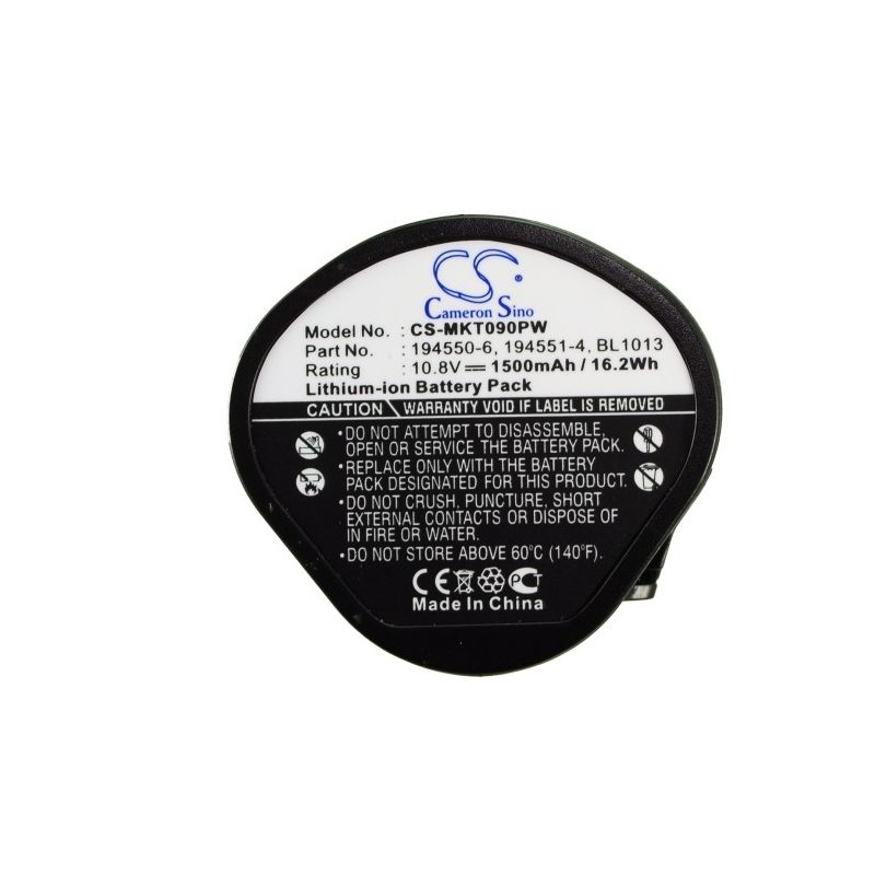 Li-ion Battery Fits Makita, Cc300, Cc300d, Cc300dw 10.8v, 1500mah Power Tools Cameron Sino Technology Limited