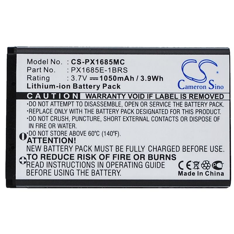 Li-ion Battery fits Toshiba, Camileo S20, Camileo S20-b, Camileo S40 3.7V, 1050mAh Camera Cameron Sino Technology Limited
