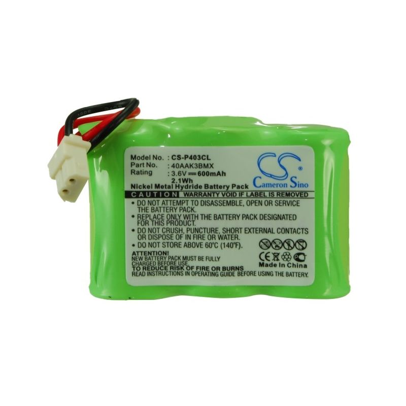 Ni-MH Battery fits Aastra, Jb950, Akai, Cp161aus 3.6V, 600mAh Cordless Phone Cameron Sino Technology Limited