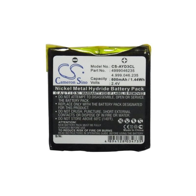 Ni-MH Battery fits Aastra, Openphone 28, Avaya, C4065r 2.4V, 600mAh Cordless Phone Cameron Sino Technology Limited