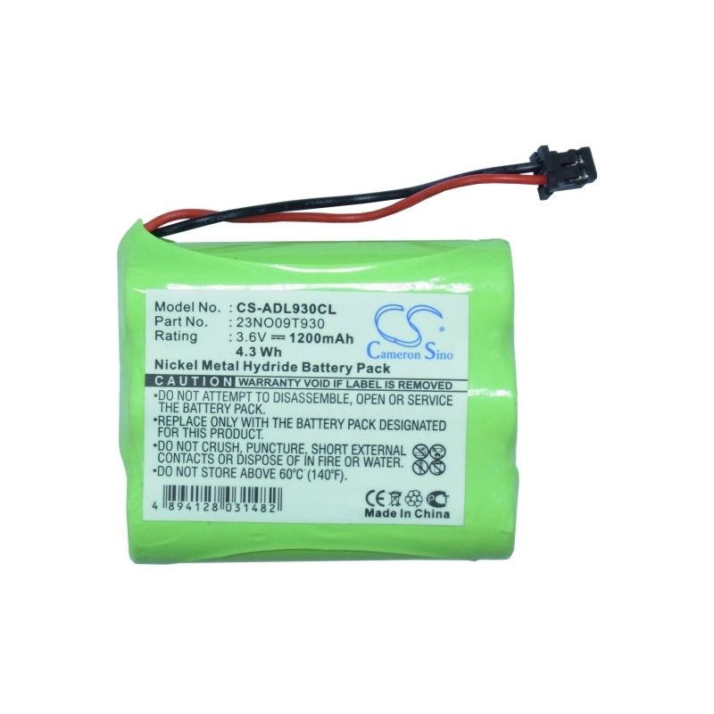 Ni-MH Battery fits Aeg, Bt-192, Clt5, Cs41 3.6V, 1200mAh Cordless Phone Cameron Sino Technology Limited