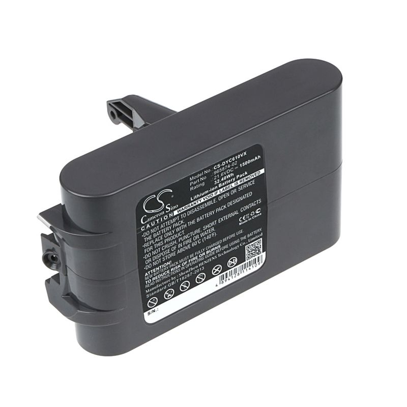 1500mAh Li-ion Battery fits Dyson, Absolute, Dc58, Dc61 21.6V Vacuum Cameron Sino Technology Limited