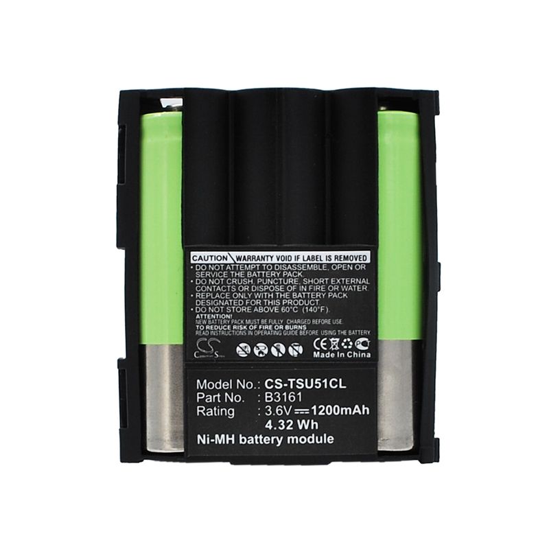 Ni-MH Battery fits Ascom, Samba, Bang & Olufsen, Beocom 5000 3.6V, 1200mAh Cordless Phone Cameron Sino Technology Limited