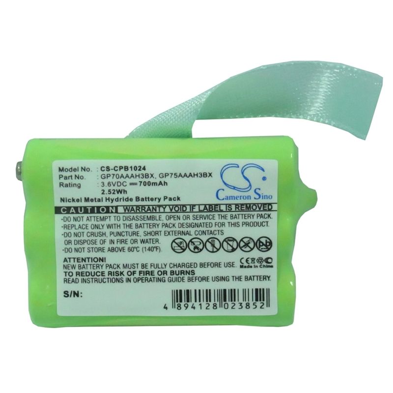 Ni-mh Battery Fits At&t, 1231, 2231, 2419 3.6v, 700mah Cordless Phone Cameron Sino Technology Limited