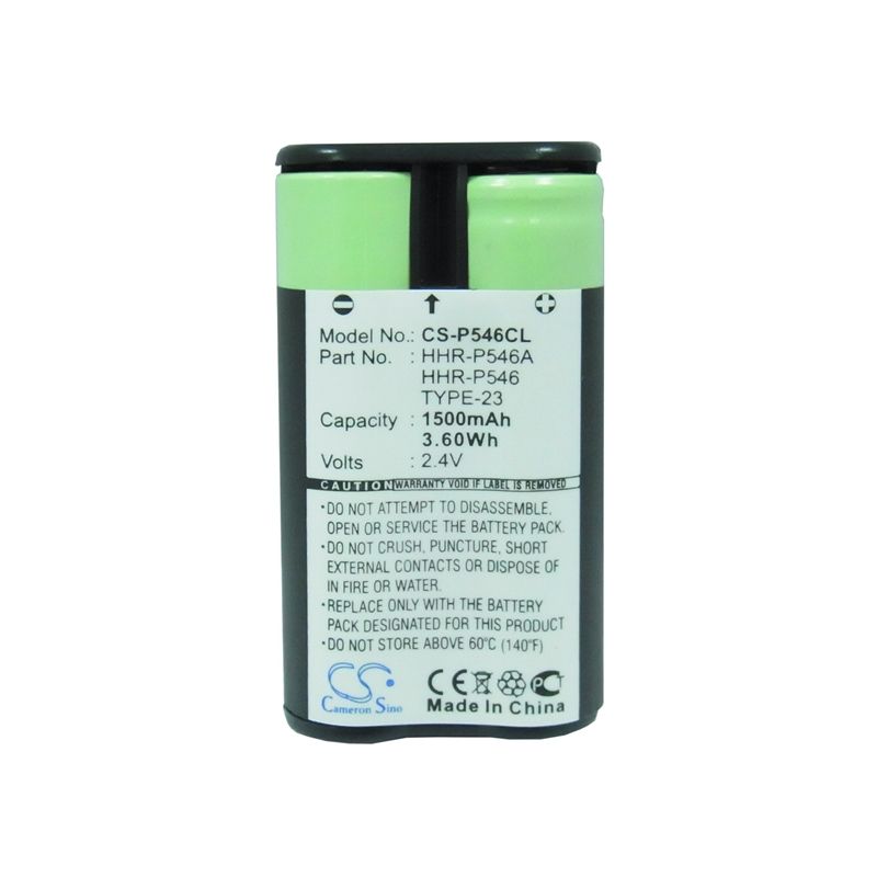 Ni-mh Battery Fits At&t, 2400, 2401, 2402 2.4v, 1500mah Cordless Phone Cameron Sino Technology Limited