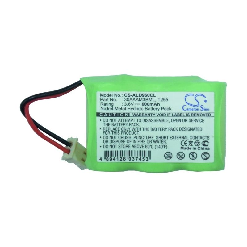 Ni-MH Battery fits Audioline, 970g, Cas 1300, Cdl 960g 3.6V, 600mAh Cordless Phone Cameron Sino Technology Limited