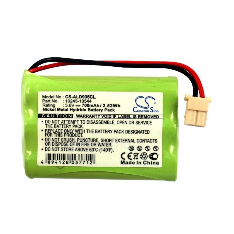 Ni-MH Battery fits Audioline, Cdl935g, Tele2, I-hear 3.6V, 700mAh Cordless Phone Cameron Sino Technology Limited