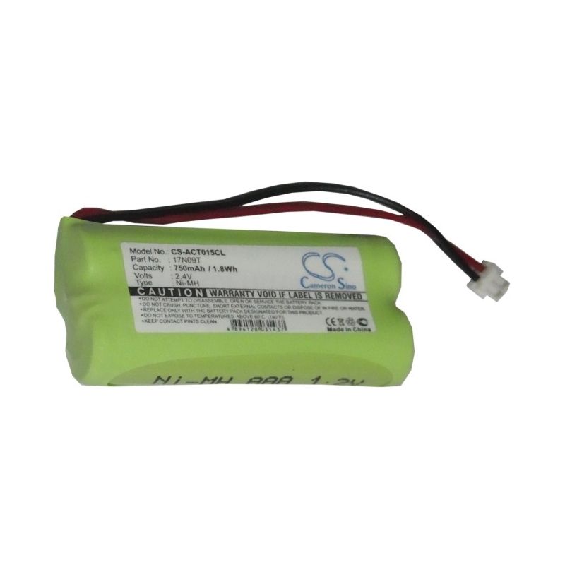 Ni-MH Battery fits Audioline, Dect 5015, Cable & Wireless, Cwr 2200 2.4V, 750mAh Cordless Phone Cameron Sino Technology Limited
