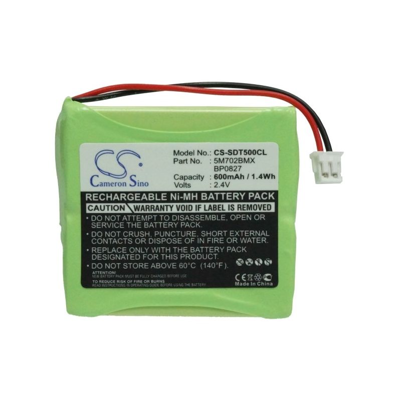 Ni-mh Battery Fits Audioline, Slim, Slim Dect 500, Slim Dect 502 2.4v, 600mah Cordless Phone Cameron Sino Technology Limited