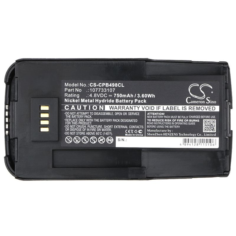 Ni-MH Battery fits Avaya, 9030, 9031, Mdw9030p 4.8V, 750mAh Cordless Phone Cameron Sino Technology Limited