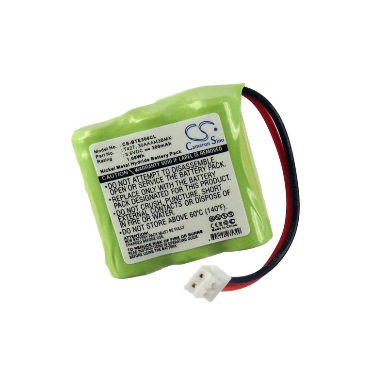Ni-MH Battery fits Binatone, Commodore Ct300, E3300 Kompatibel, E3300 Quad 3.6V, 300mAh Cordless Phone Cameron Sino Technology Limited