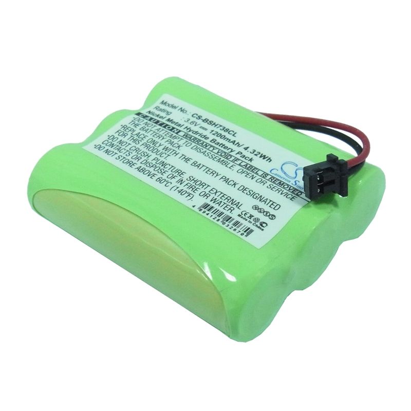 Ni-MH Battery fits Bosch, 738, Ct-com 147, Ct-com 157 3.6V, 1200mAh Cordless Phone Cameron Sino Technology Limited