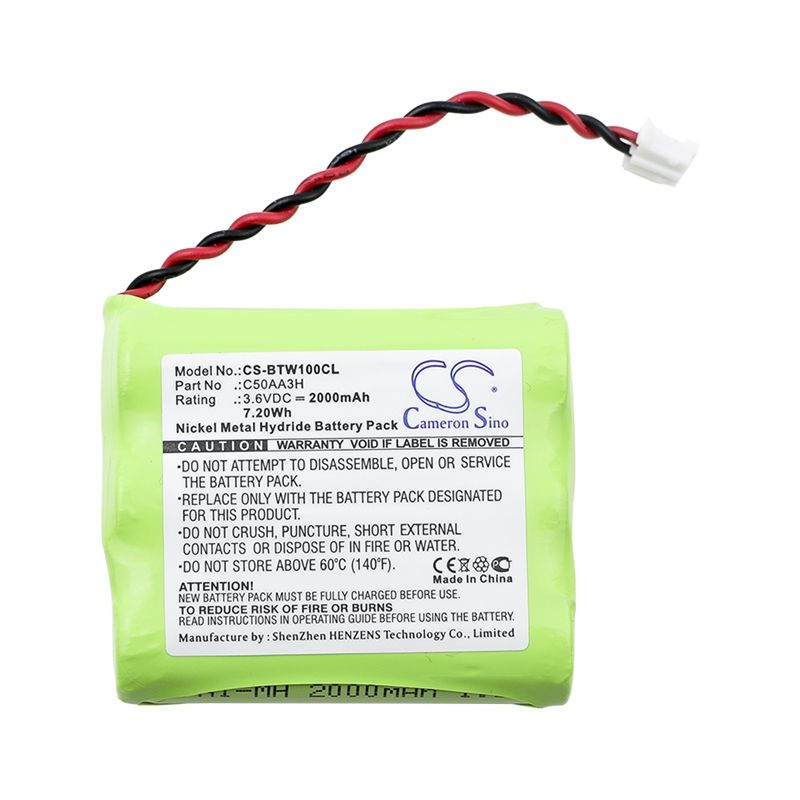 Ni-MH Battery fits Bt, Airway 3.6V, 2000mAh Cordless Phone Cameron Sino Technology Limited