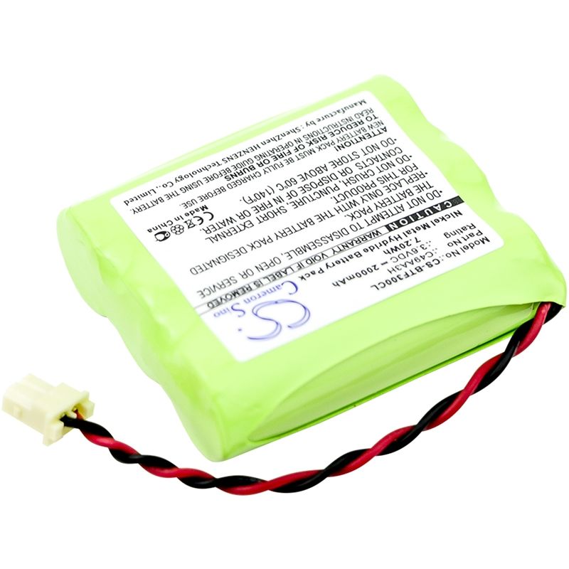 Ni-MH Battery fits Bt, Freelance 1, Freelance 2, Freestyle 1000 3.6V, 2000mAh Cordless Phone Cameron Sino Technology Limited