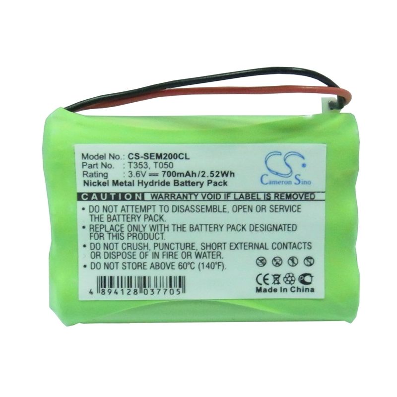 Ni-MH Battery fits Doro, Matra, Nortel, Mc901 3.6V, 700mAh Cordless Phone Cameron Sino Technology Limited