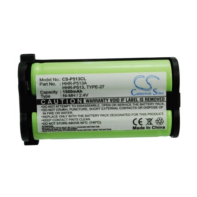 Ni-mh Battery Fits Panasonic, Hhrp513a, Hhr-p513a, Kxtg2208 2.4v, 1500mah Cordless Phone Cameron Sino Technology Limited