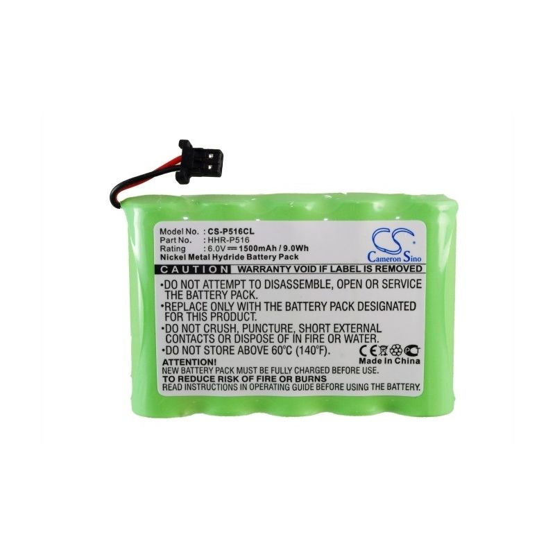 Ni-MH Battery fits Panasonic, Kx-tg4500, Kxtg4500b 6.0V, 1500mAh Cordless Phone Cameron Sino Technology Limited