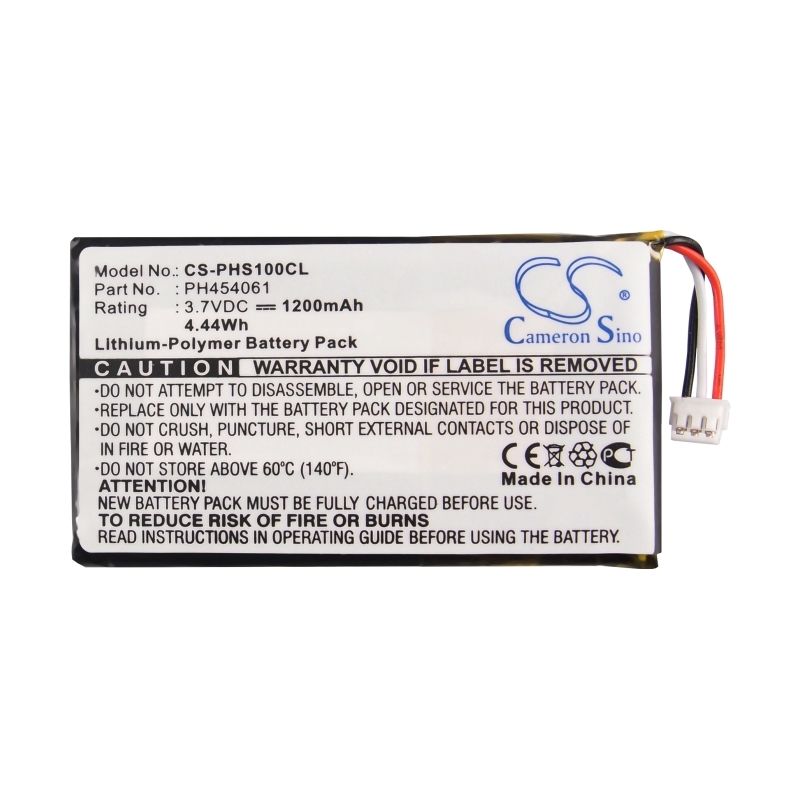 Li-polymer Battery Fits Philips, S10a, S10a/38, S10h 3.7v, 1200mah Cordless Phone Cameron Sino Technology Limited