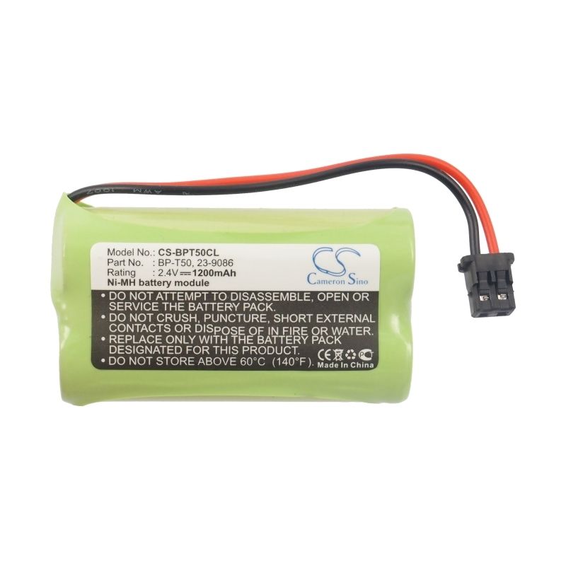 Ni-MH Battery fits Radio Shack, 239086, 9601943, 960-1943 2.4V, 1200mAh Cordless Phone Cameron Sino Technology Limited