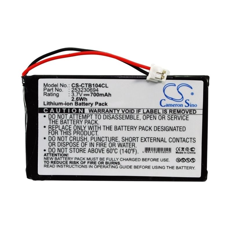 Li-ion Battery fits Sagem, 690, Telstra, Ctb104 3.7V, 700mAh Cordless Phone Cameron Sino Technology Limited