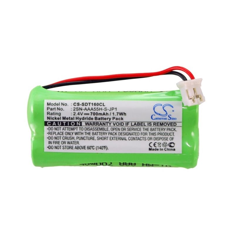 Ni-MH Battery fits Sagem, D16t, D16t Duo, D16t Duo 2 2.4V, 700mAh Cordless Phone Cameron Sino Technology Limited