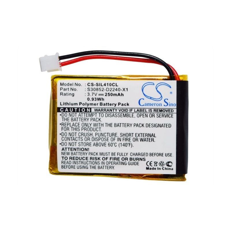 Li-ion Battery Fits Siemens, Gigaset L410, Maxwell 10, Pro Maxwell 3.7v, 250mah Cordless Phone Cameron Sino Technology Limited