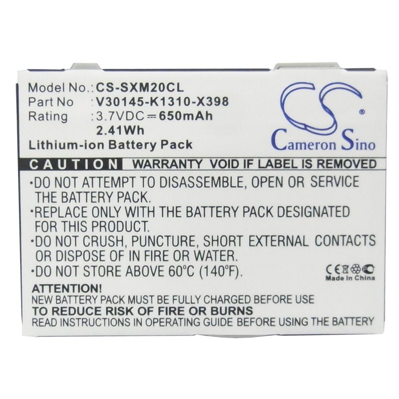 Li-ion Battery fits Siemens, Gigaset M2, Gigaset M2 Ex, Gigaset M2 Plus 3.7V, 650mAh Cordless Phone Cameron Sino Technology Limited