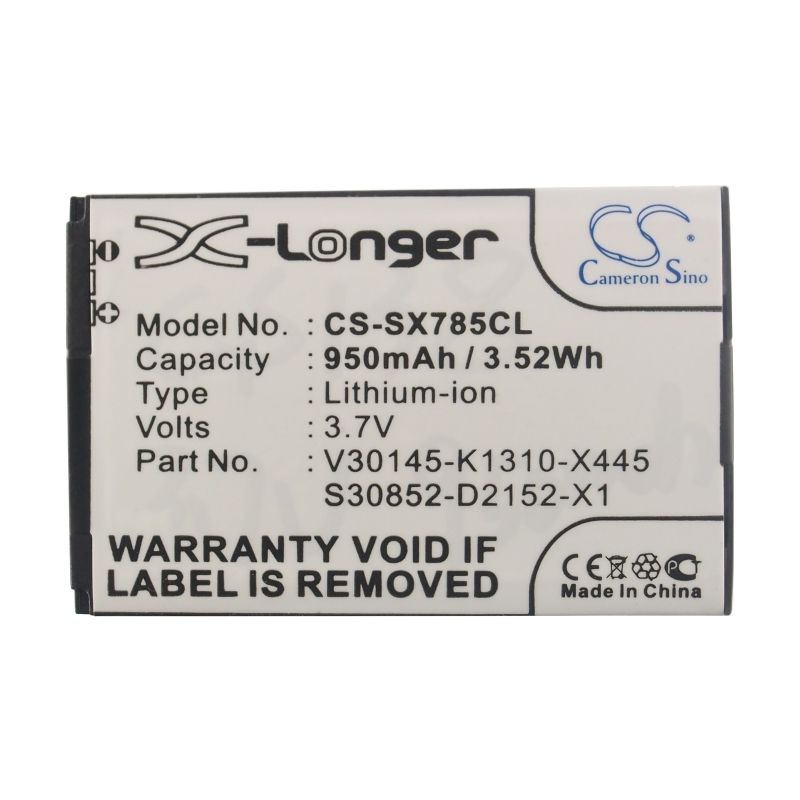 Li-ion Battery Fits Siemens, Gigaset Sl400, Gigaset Sl400a, Gigaset Sl400h 3.7v, 950mah Cordless Phone Cameron Sino Technology Limited