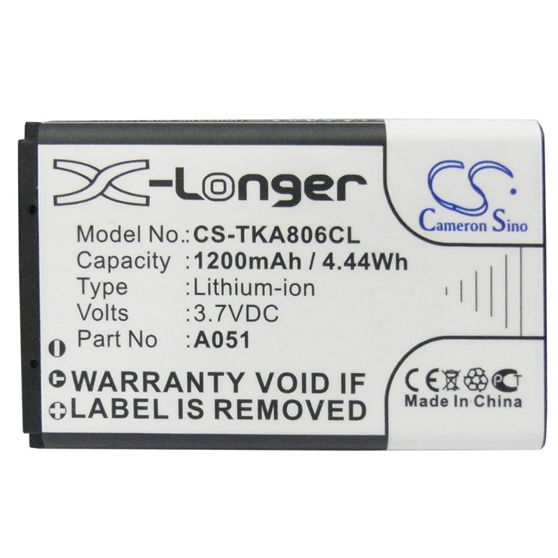 Li-ion Battery fits Snom, M65, T-com, Sinus A806 3.7V, 1200mAh Cordless Phone Cameron Sino Technology Limited