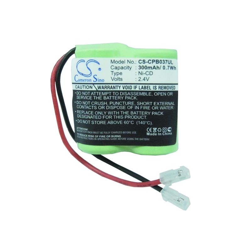 Ni-CD Battery fits Universal, 2/3aa X 2 2.4V, 300mAh Cordless Phone Cameron Sino Technology Limited