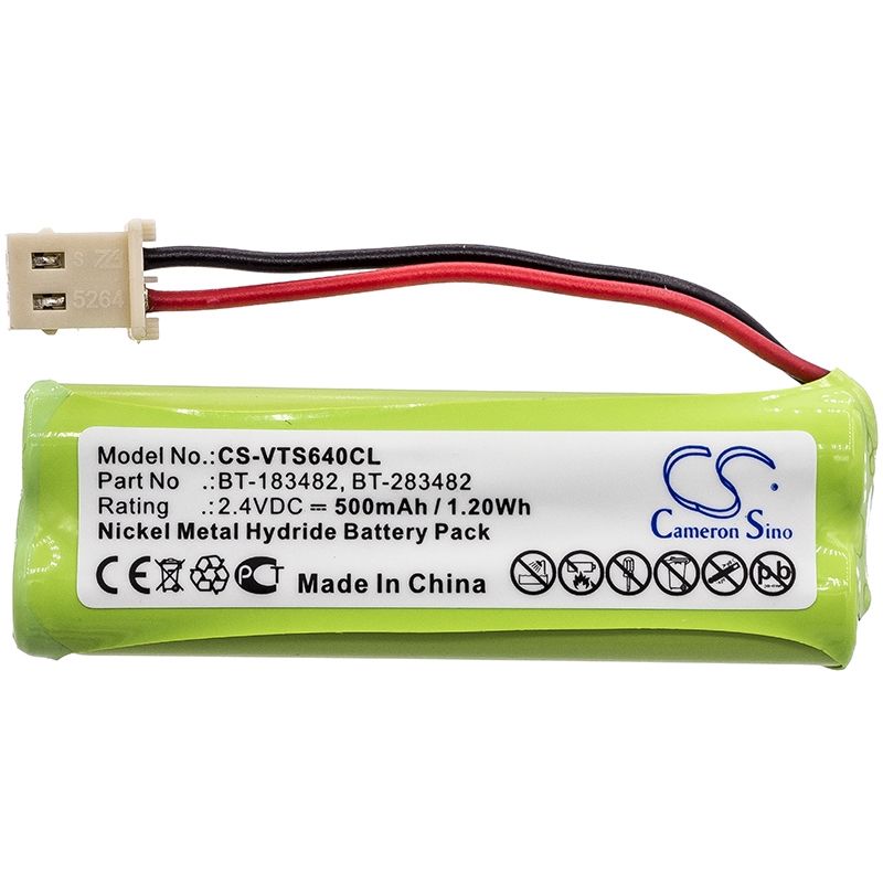 Ni-mh Battery Fits V Tech, 89134801, Cs6114, Cs6114-2 2.4v, 500mah Cordless Phone Cameron Sino Technology Limited